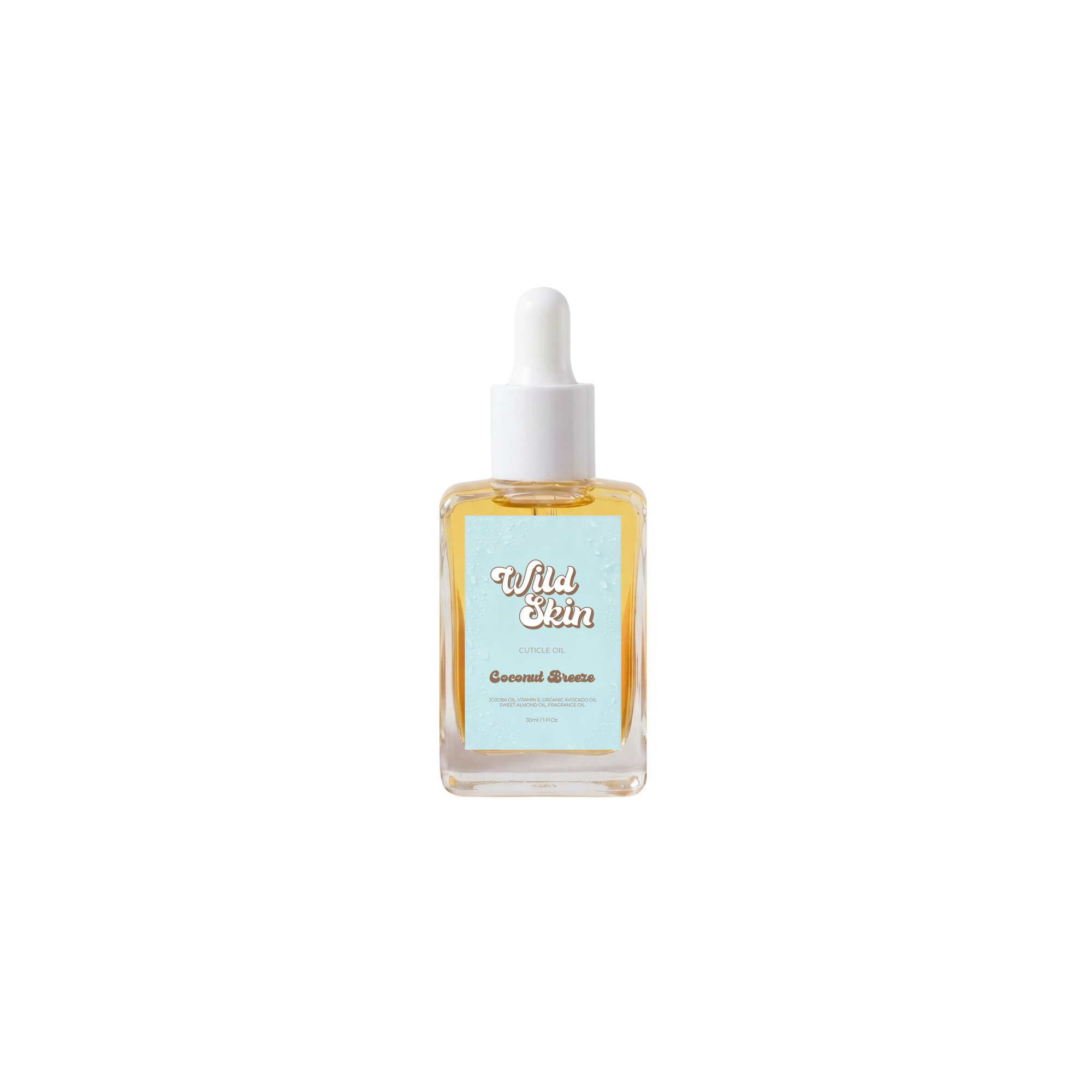 Cuticle Oil Dropper Bottle - Coconut Breeze