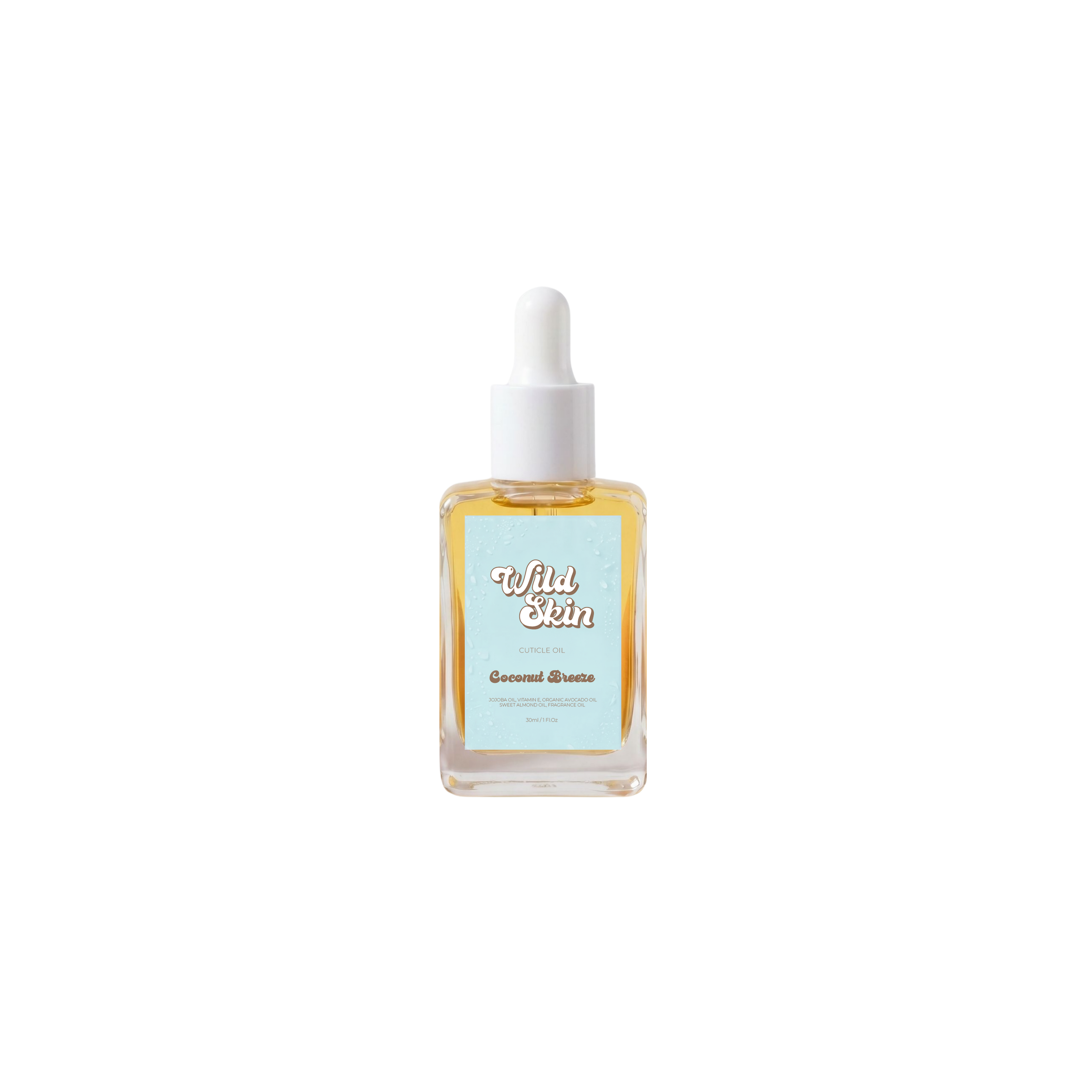 Cuticle Oil Dropper Bottle - Coconut Breeze