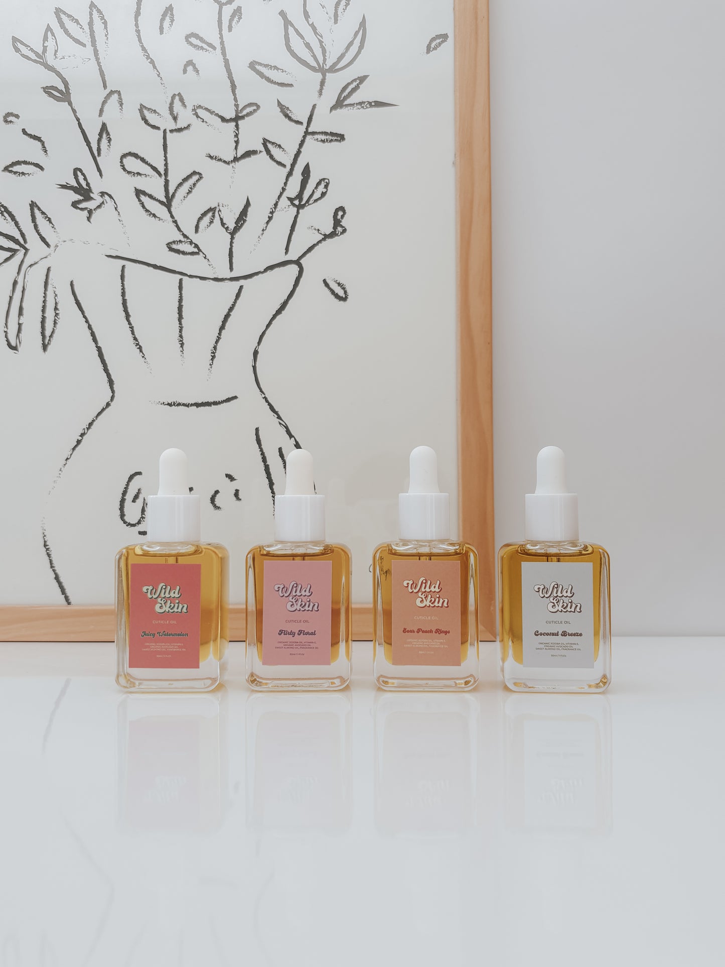 Cuticle Oil Dropper Bottle - Sour Peach Rings