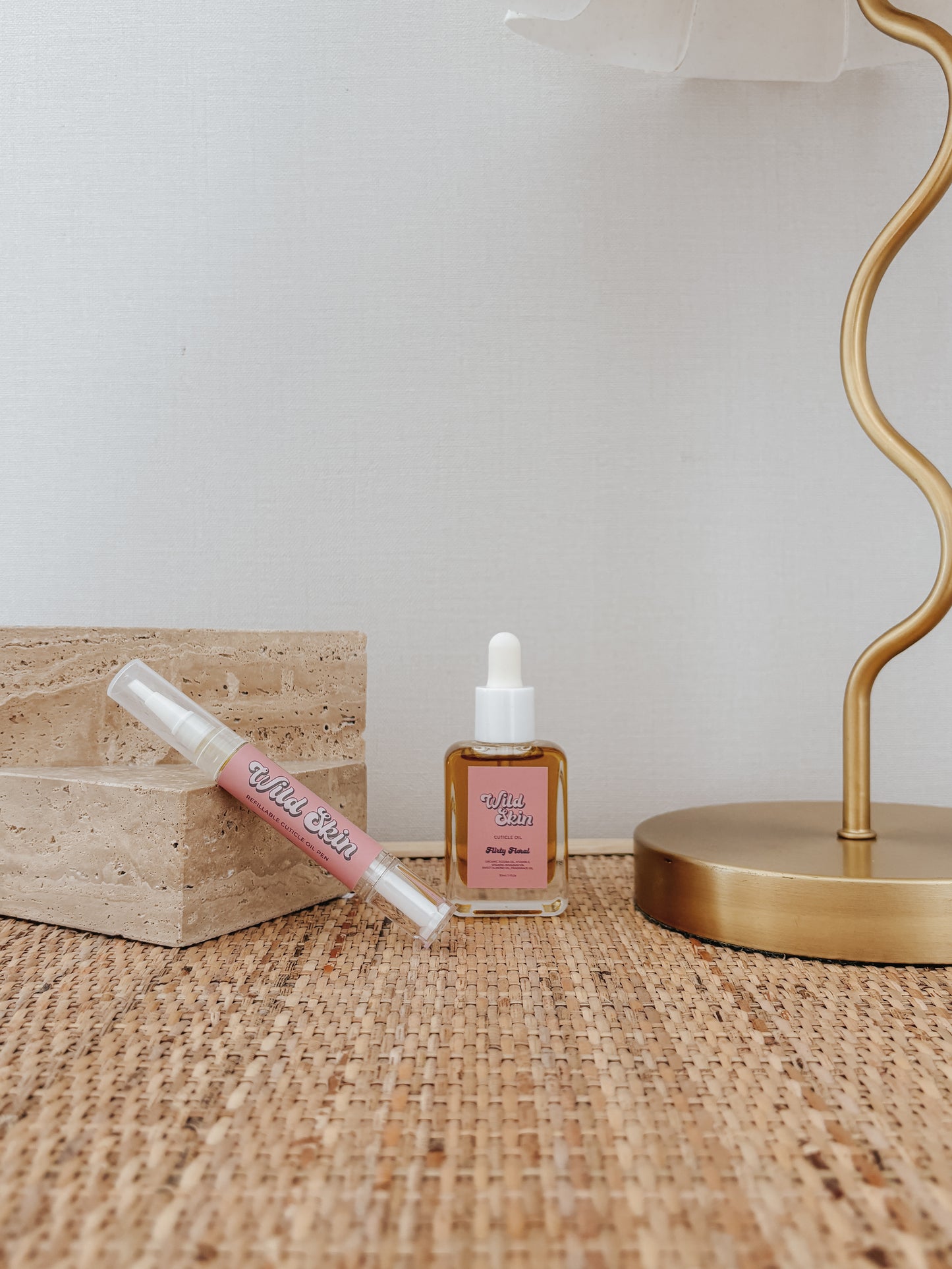 Cuticle Oil Dropper Bottle - Flirty Floral